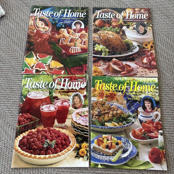 Taste of Home Quick Cooking Magazines Lot Of 26 2000-2004 Holiday Collectors - Picture 2 of 7
